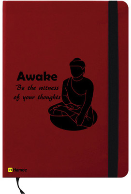 

Hamee A6 Note Book(A6 Notebook Instant Notes Buddha Thoughts, Red)