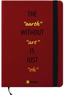 Hamee A6 Note Book(A6 Notebook Instant Notes Earth, Red)