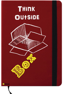 

Hamee A6 Note Book(A6 Notebook Instant Notes Think Outside Box, Red)