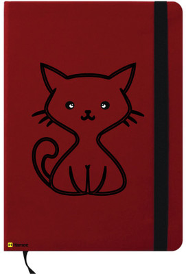 

Hamee A6 Note Book(A6 Notebook Instant Notes Cat, Red)