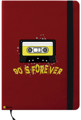 

Hamee A6 Note Book(A6 Notebook Instant Notes 90's Forever, Red)