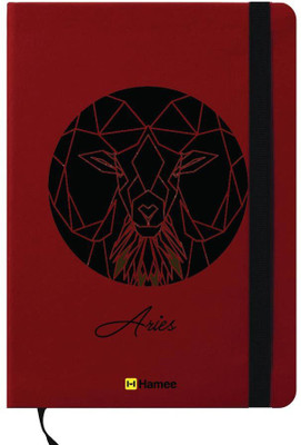 

Hamee A6 Note Book(A6 Notebook Instant Notes Zodiac Sign Aries, Red)