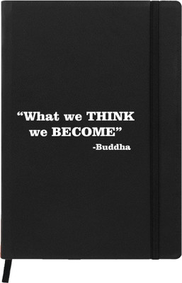 

Hamee A5 Notebook(A5 Notebook Designer Printed Leather Undated Planner, Black)