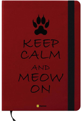 

Hamee A6 Note Book(A6 Notebook Instant Notes Meow On, Red)