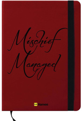 

Hamee A6 Note Book(A6 Notebook Instant Notes Mischief Managed, Red)