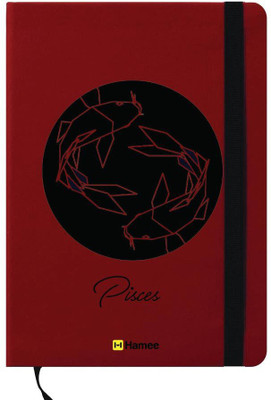 

Hamee A6 Note Book(A6 Notebook Instant Notes Zodiac Sign Pisces, Red)