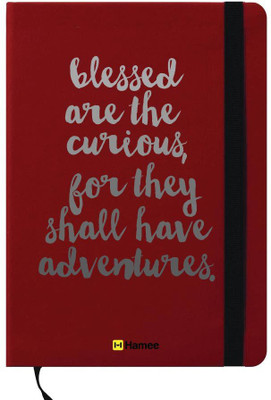 Hamee A6 Note Book(A6 Notebook Instant Notes Blessed Adventures, Red)