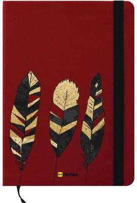 

Hamee A6 Note Book(A6 Notebook Instant Notes Feathers Trio, Red)