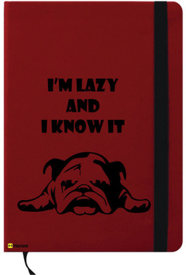 

Hamee A6 Note Book(A6 Notebook Instant Notes Too Lazy, Red)