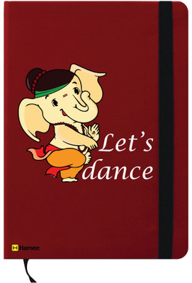 

Hamee A6 Note Book(A6 Notebook Instant Notes Ganesh Ji Dance, Red)