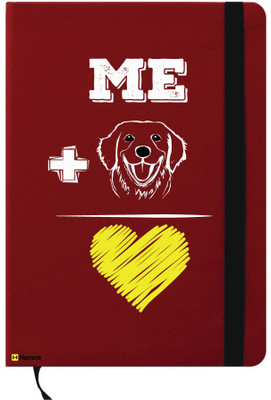 

Hamee A6 Note Book(A6 Notebook Instant Notes Dog Love, Red)