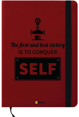 

Hamee A6 Note Book(A6 Notebook Instant Notes Conquer Self, Red)