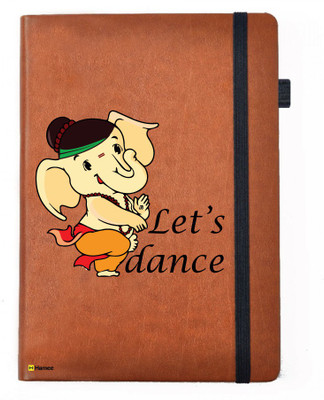

Hamee A5 Notebook(A5 Notebook Designer Printed Leather Undated Planner, Brown)