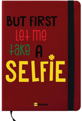 Hamee A6 Note Book(A6 Notebook Instant Notes Lemme Take a Selfie, Red)