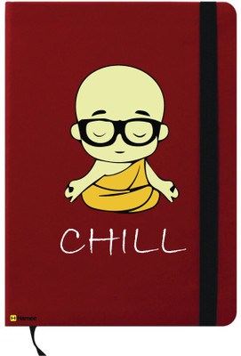 

Hamee A6 Note Book(A6 Notebook Instant Notes Chill Budha, Red)