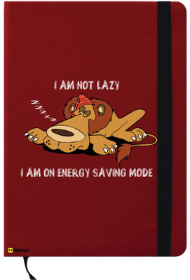 

Hamee A6 Note Book(A6 Notebook Instant Notes Energy Saving Mode, Red)