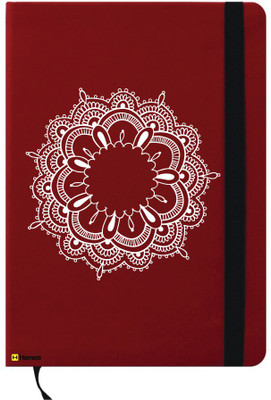 

Hamee A6 Note Book(A6 Notebook Instant Notes Mandala Pattern, Red)