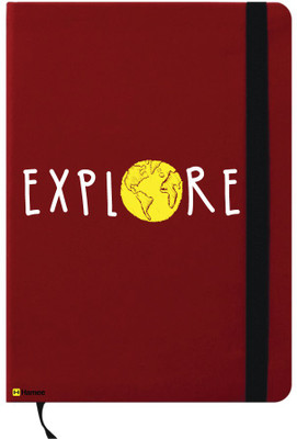 

Hamee A6 Note Book(A6 Notebook Instant Notes Explore World, Red)