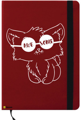 

Hamee A6 Note Book(A6 Notebook Instant Notes Awesome Cat, Red)