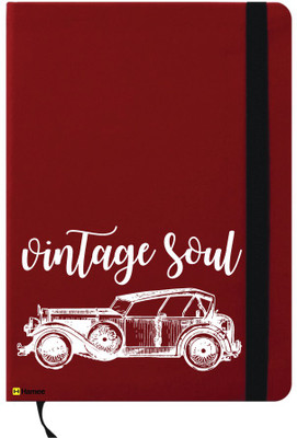 

Hamee A6 Note Book(A6 Notebook Instant Notes Vintage Cars, Red)