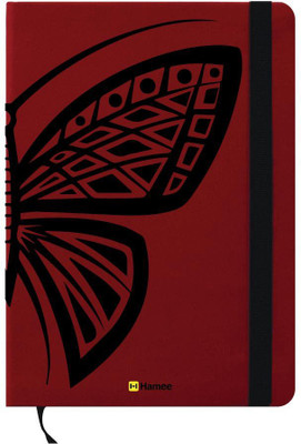 

Hamee A6 Note Book(A6 Notebook Instant Notes Butterfly Design, Red)