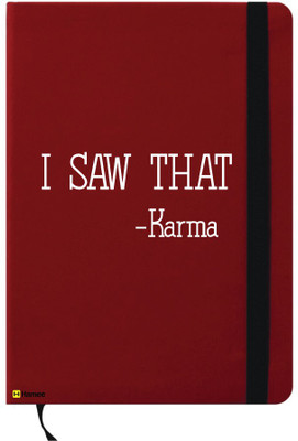 

Hamee A6 Note Book(A6 Notebook Instant Notes Saw That Karma, Red)