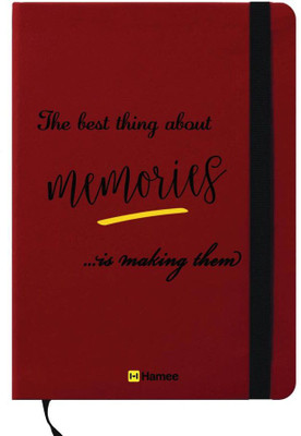

Hamee A6 Note Book(A6 Notebook Instant Notes Memories, Red)