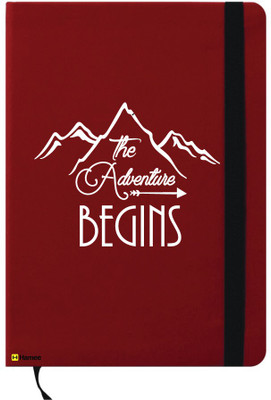 

Hamee A6 Note Book(A6 Notebook Instant Notes Adventure Begins, Red)