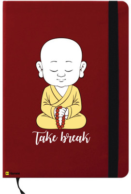 

Hamee A6 Note Book(A6 Notebook Instant Notes Buddha On Break, Red)