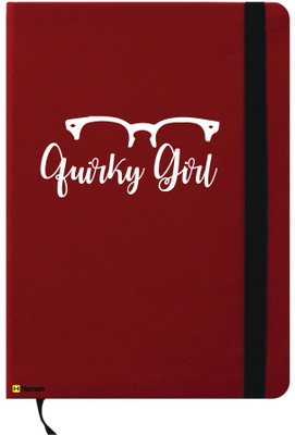 

Hamee A6 Note Book(A6 Notebook Instant Notes Quirky Girl, Red)