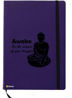 

Hamee A5 Notebook(A5 Notebook Designer Printed Leather Undated Planner, Blue)