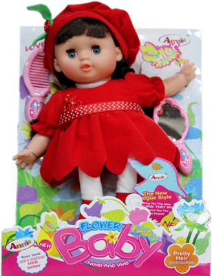 

Toys Factory Flower Fairy Baby Doll(Red)