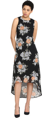 HARPA Women Maxi Black Full Length Dress