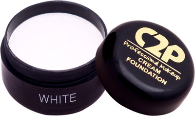 

C2P Professional Make-Up Face Cream WHITE Foundation(Cream foundation WHITE, 12 g)