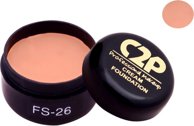 C2P Professional Make-Up Face Cream FS-26 Foundation(Cream foundation FS-26, 12 g)