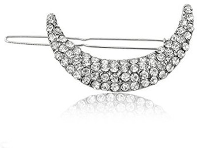 

BLINGG Crystal Moon Hairclip Hair Pin(Silver)