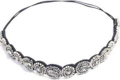 

BLINGG Embellished Headband Head Band(Silver)