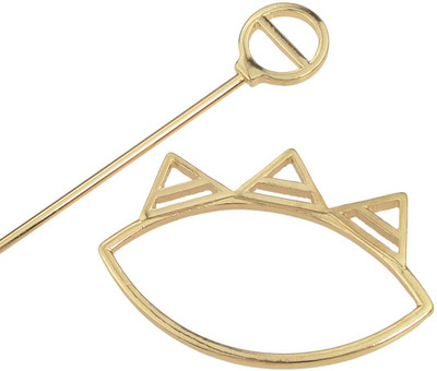 

BLINGG Crown Hair Stick Hair Clip(Gold)