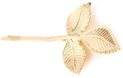 

BLINGG Leaf Barrettes Hairclips (Set of 2) Hair Pin(Gold)