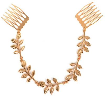 

BLINGG Wild Leaf Hair Comb Pin Hair Pin(Gold)