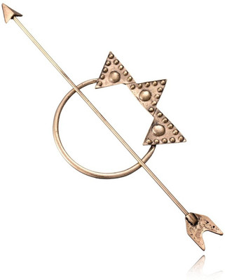 

BLINGG Circle Arrow Hair Stick Hair Clip(Gold)