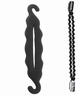 

NAWAB Twist Styling Bob Maker & Bun Maker Hair Styling Tool (set of 2) Hair Accessory Set(Black)