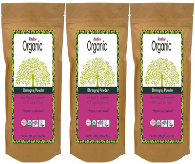 

RADICO 100% Organic Bhringraj Powder (Set Of 3)(100 g)