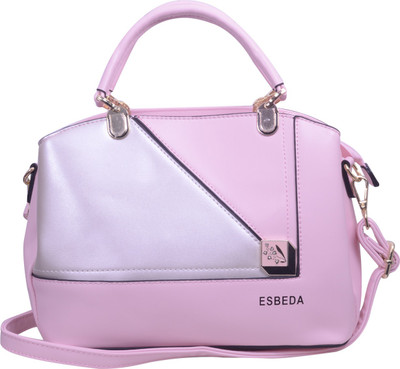 

ESBEDA Hand-held Bag(Pink, Silver)