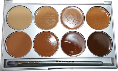 

Kryolan Ultra Foundation 8 Color Palette Highlighter(Ivory)