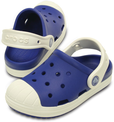 

Crocs Boys & Girls Slip-on Clogs(Blue, Cerulean blue/oyster