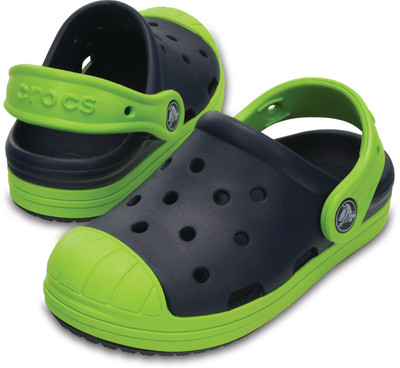 

Crocs Boys & Girls Slip-on Clogs(Blue, Navy/volt green