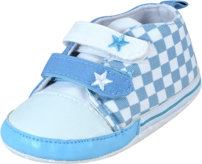 

Instabuyz Boys & Girls Velcro Casual Boots(Light Blue