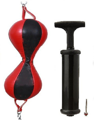 

Venom PURE LEATHER RED AND BLACK COLOR DOUBLE END 8 SHAPE BALL WITH AIR PUMP Boxing Kit