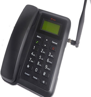 

Airtel Dual Sim Gsm Landline Phone Ft-6054 Cordless Landline Phone(Black, White)